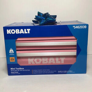 Kobalt Mini Pink Toolbox New in Box perfect Christmas Gift